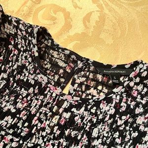 Banana republic floral shirt